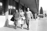 Father and mother Slobodas in 1950