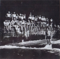 Fotografie ze sokolského tábora Zlatý potok, 1938/1939