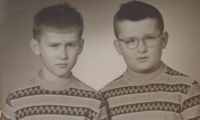 Sons Vladimír and Zdeněk, around 1955