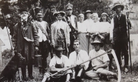Vesnická slavnost v Horních Studénkách, 1937