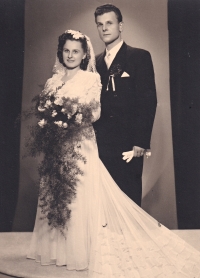Svatba Libuše Durdové s Miroslavem Durdou, 1951