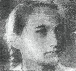 Fotka z legitimace - předloha k jednokoruně pro sochařku Marii Uchytilovou