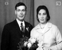 Josef Giňa's parents, 1960s