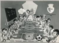 Jakub Ruml and his football young juniors, 1978