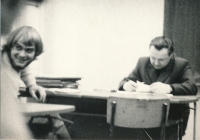 Jakub Ruml na střední škole roku 1972