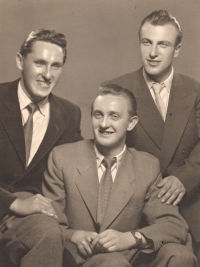 Otto Ševčík (vlevo) / 1953