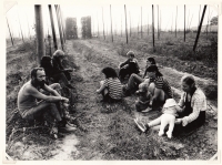 Marie Klimešová, Symposium in the hop field in Mutějovice, 1983