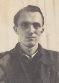 Zdeněk Bartoň during his conscription, early 1950s