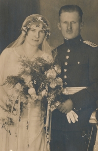 Václav a Milada Fechtnerovi v roce 1925