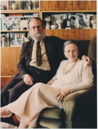 Olga a Miroslav Hudečkovovi v Říčanech