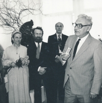 Olga a Miroslav Hudečkovi, René Tuček, Petr Haničinec, Ústřední kulturní dům železničářů Praha, 70. léta 20. století