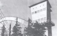 The Poledník radio station shortly after completion