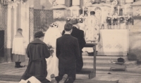 Svatba Marie a Zdeňka Bartoňových, rok 1956