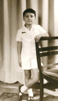 Karel Stoll před nástupem do chlapecké školy