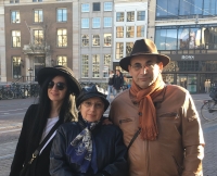 Rodina opět pohromadě, Amsterdam, 20. dubna 2016