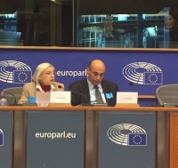 První řeč v Evropském parlamentu po propuštění, 28. listopadu 2016