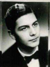 Karel Stoll na maturitním tablu