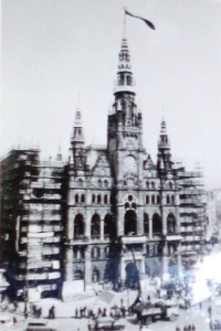 Liberecká radnice v srpnu 1968