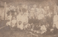 The wedding of Václav and Veronika Mráz, maternal grandparents
