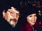 Eliška Krausová s manželem, Paříž, 1994