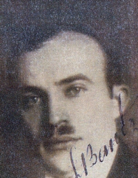 Jindřich Bautz, strýc pamětnice, obchodní zástupce, narozený 30. ledna 1891 v Praze