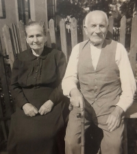 Grandparents from Moravia, with whom he grew up during the war