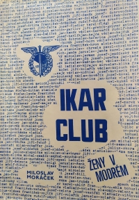 Přebal publikace Ženy v modrém o ženách-pilotkách v čs. vojenském letectvu, autor Miloslav Moráček, 1953