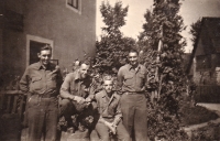 Američtí vojáci, Strašín, 1945