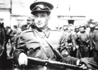 Red Army officer, Holice, May 1945