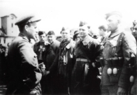 Vojáci Rudé armády, Holice, květen 1945