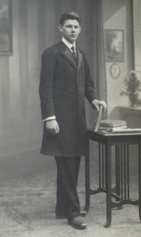 Otec Josefa Havránka – maturitní foto, 1917