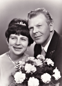 Svatební, Karel a Eva Kocmanová 1970