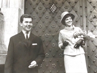Svatba pamětníka, Praha, 1963