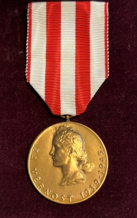 Commemorative Medal of Second National Resistance of Jaroslav Vokatý