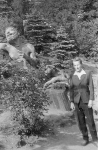 Mladý pamětník v Zoo Ústí nad Labem, cca 1959