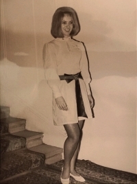 Jaroslava Kovářová na svém maturitním plese