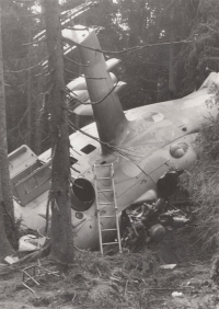 Mi-24D helicopter crash at Poledník hill (September 12, 1985)