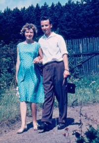 S manželkou Danou, 1960