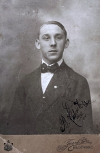 Tatínek Věry Sokolové Bohumil Kubeček, 1915