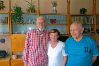 Pan Meewes s jednou ze sester Zahradníkových, 2016