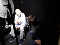 Helmut Meewes ve studiu Paměti národa, 2022