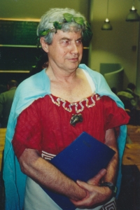 Jiří Grygar na udílení cen Sisyfos