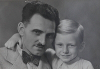 Rudolf Vévoda s otcem Rudolfem, 1941