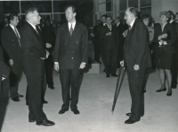Opening of the Trade Fair Palace - from left: then Prime Minister Václav Klaus, Martin Zlatohlávek, former director of the National Gallery Jiří Kotalík (13 December 1995)		
