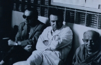 Zleva: Ludvík Kundera, Rudolf Vévoda a Adolf Kroupa, 70. léta