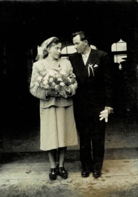 Svatba Emila Havla v roce 1953