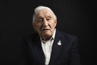 Photo of Aleksander Sola in 2022 in his own home. Photo by Gosia Kawka