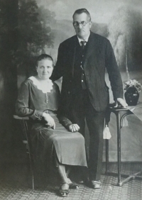 František Pastrnek s manželkou Annou