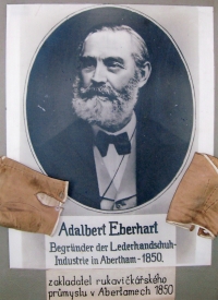Adalbert Eberhart – zakladatel rukavičkářského průmyslu v Abertamech, 1850