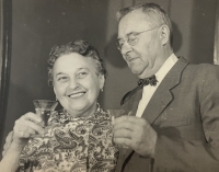 Frantisek and Heda Bohanes. Photographed at times of communist persecution.